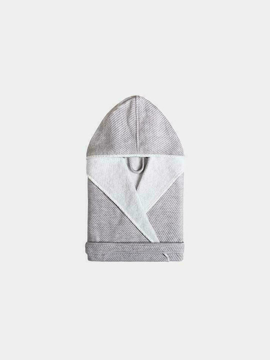Sorema New York Hooded Bathrobe Γκρι