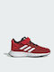 Duramo Duramo 10 El K Kids Sports Shoes Running with Hoop & Loop Closure Vivid Red / Cloud White / Core Black