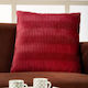 Whitegg Decorative Pillow Case D093 from Velvet Red 45x45cm.