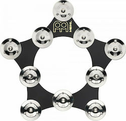 Meinl Super Flex Hihat Μαύρο Μεταλλικό Ντέφι Hi-Hat με Μονή Σειρά Ζίλιες