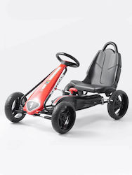 Παιδικό Ποδοκίνητο Go Kart Μονοθέσιο με Πετάλι Monza Κόκκινο