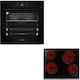 Brandt Over Counter Oven 73lt with Ceramic Hobs W56cm.