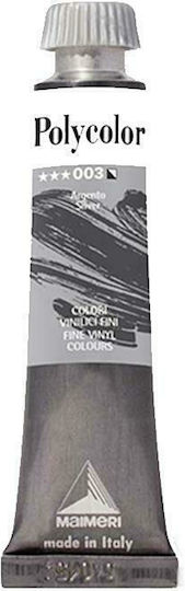 Maimeri Polycolor Acrylic Paint Set in Silber color Silber 20ml 1Stück