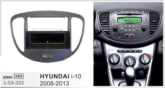 DIN Fascia Panels 2 Din for Hyundai i10 2008 2012