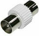 Adeleq Μετατροπέας Coaxial male σε Coaxial fema...
