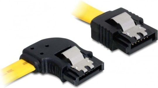DeLock 7-Pin SATA III - 7-Pin SATA III Cable 30cm Κίτρινο (82824)