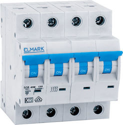 Elmark 4-Poles Automatic Circuit Breaker 16A 41416C