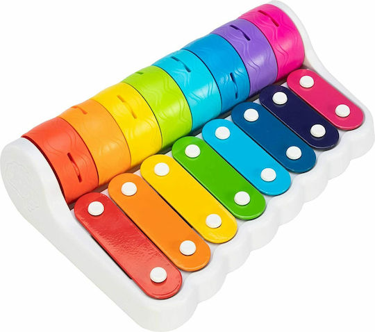 Fat Brain Toys Instrument Muzical Rock N Roller Piano pentru 10++ Luni