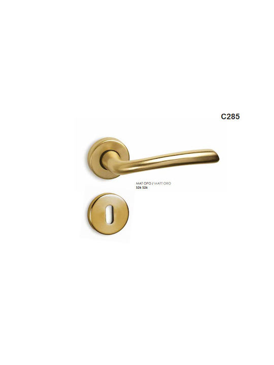 Conset Lever Front Door with Rosette Left C285 C285ROYS26S26 URL