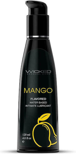 Wicked Aqua Flavored Lubricant Mango 120ml