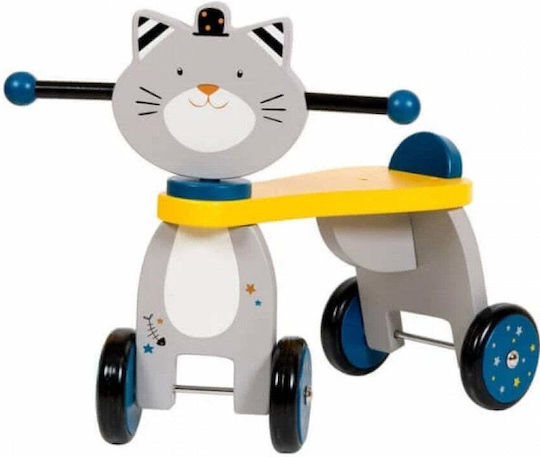 Moulin Roty Γάτα Ride On για 12+ μηνών Γκρι