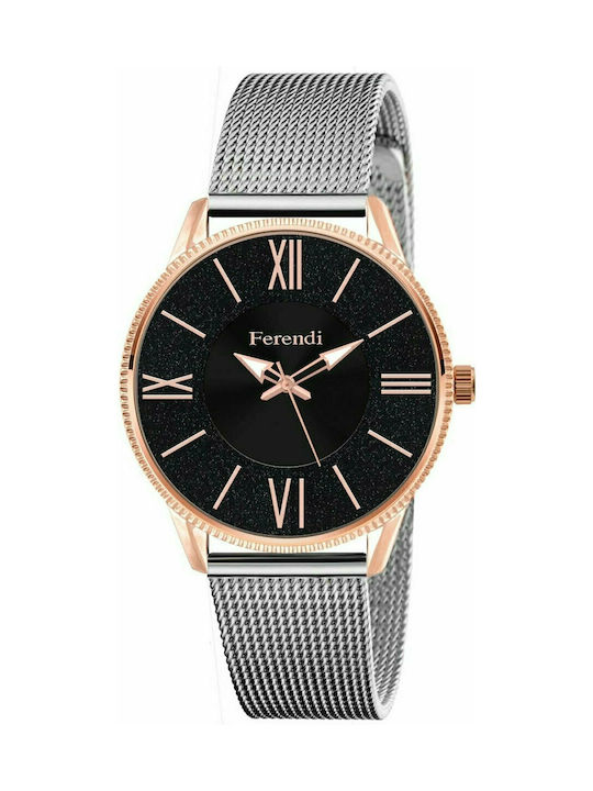 Ferendi Escale Uhr mit Silber Metallarmband