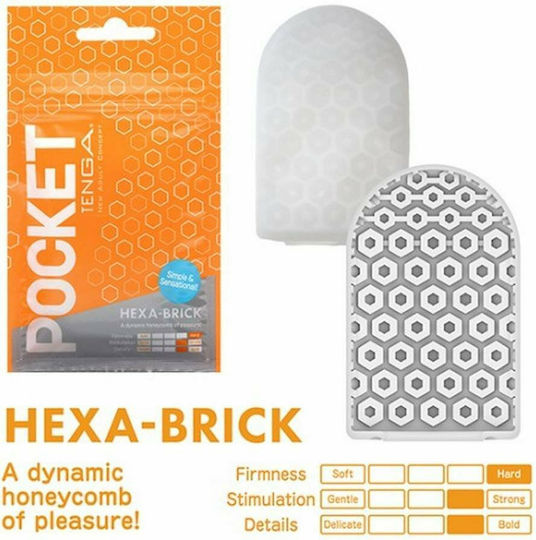 Tenga Pocket Stroker Masturbator Hexa-Brick