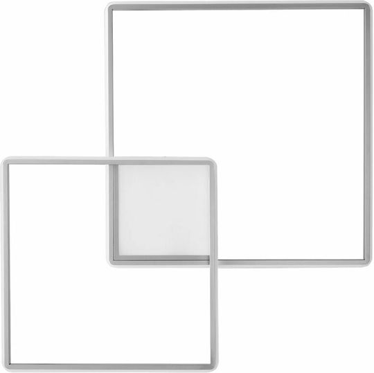 Ondaluce Pl.Dowel/Gr-Silver Leuchte Wand LED Silber 78x7x7cm Ondaluce Pl.Dowel/Gr-Silver Leuchte Wand LED Silber 78x7x7cm