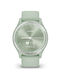 Garmin Vivomove Sport 40mm Rezistent la apă Ceas inteligent cu pulsometru (Cool Mint Case and Silicone Band with Silver Accents)