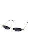 Opposit Unisex Sunglasses with Black Metal Frame and Black Gradient Lens TM583 S01