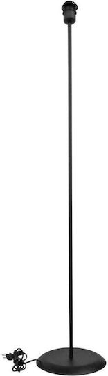 Heronia FLW-03-B Vintage Floor Lamp H126cm. with Socket for Bulb E27 Black