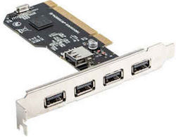 Lanberg Card de control PCI cu 4 porturi USB 2.0
