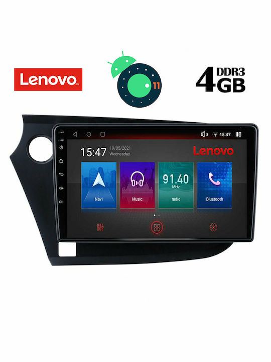 Lenovo Car-Audiosystem für Honda Einblick 2009-2014 (Bluetooth/USB/AUX/WiFi/GPS/Apple-Carplay) mit Touchscreen 9" DIQ_SSX_9205