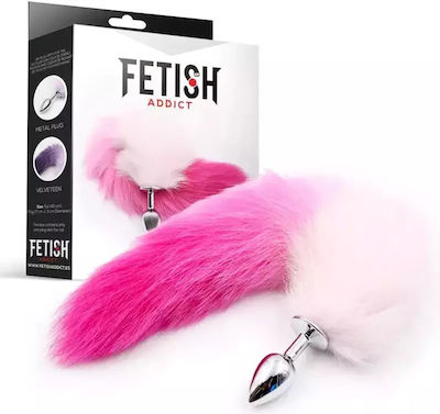 Fetish Addict Anal Plug Small Pink / White