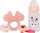Stor Set Plastic Baby Bottles Indigo Dreams with Silicone Teat for 6+ Months Minnie 240ml 4 Pieces
