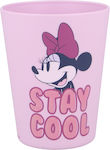 Stor Kleinkinderbecher Minnie Stay Cool aus Plastik Rosa 390ml