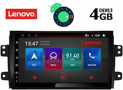 Lenovo Sistem Audio Auto pentru Fiat Sedici Suzuki SX4 2005-2013 (Bluetooth/USB/AUX/WiFi/GPS/Apple-Carplay/Partitură) cu Ecran Tactil 9" DIQ_SSX_9688