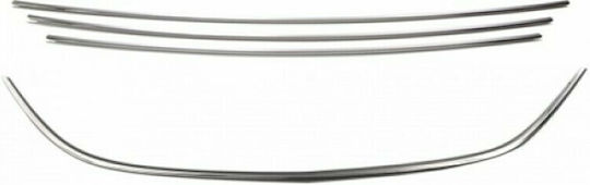 S-dizayn Bumper Grills Car Front Front Mask Chrome Metal Decorative Grilles for Hyundai I30 5D 2012 Compatible with Hyundai i30