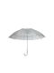 Trend Haus Automat Umbrelă de ploaie cu baston de mers pe jos Albă