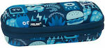 Milan Hey Boy Blue Pencil Case with 1 Compartment Blue