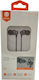Vipfan M7 In-ear Handsfree με Βύσμα 3.5mm Ασημί