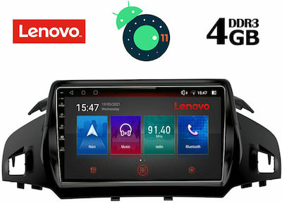 Lenovo Car Audio System for Ford Kuga / C-Max 2013+ (Bluetooth/USB/AUX/WiFi/GPS/Apple-Carplay/CD) with Touch Screen 9" DIQ_SSX_9160