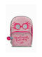 Groovy Παιδική Τσάντα Πλάτης Ροζ 28x15x15εκ.
