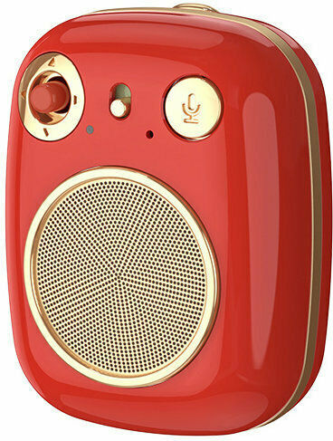Remax Haley Series RB-M58 Bluetooth Speaker 3W with Battery Life up to 6 hours Red