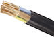 Elmark Netzkabel mit Durchmesser 4x16mm² in Schwarz Farbe 1m 1Stück