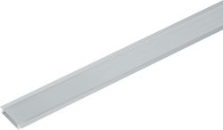 Elmark Walled Aluminum Profile for LED Strip with Opal Cover 100x2.4x0.6cm