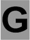 Ergo "G" Πινακίδα με Γράμμα G σε Μαύρο Χρώμα 3cm 572410.0037