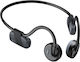 Remax RB-S36 Knochenleitung Bluetooth-Freisprecheinrichtung Kopfhörer mit Schweißresistenz Schwarz
