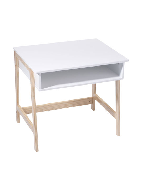 Kids Desk made of Melamine White 58x46x52cm