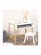 Kids Desk made of Melamine White 58x46x52cm