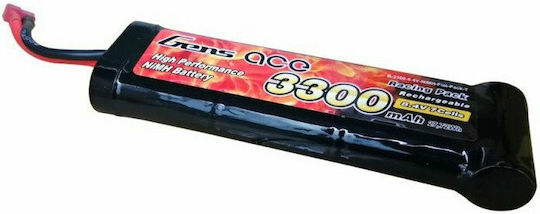 Gens Ace Flache Ni-MH Batterie 8.4V 3300mAh T-Stecker für RC-Fahrzeug 2 Stück