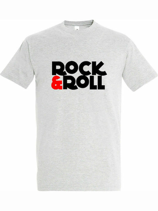 T-shirt Unisex, " Rock & Roll ", Ash