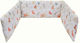 Decocraft Night Sky Crib Bumpers Classic Inside Orange 40x220cm