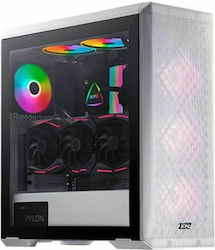 Adata XPG Defender Gaming Midi Tower Computer Case with Window Panel White