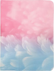 iSelf Feather Flip Cover (Universal 9-10") Light Feather