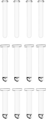 Shots ManCage Spare Pin Set Cușcă pentru Penis Clear Clear