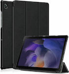 Tech-Protect Smartcase Flip Cover Synthetic Leather Black (Galaxy Tab A8) TPSCPSAMA8