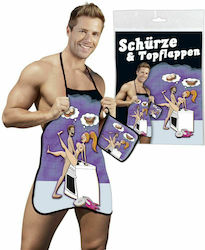 Lustiges Sexy Geschenk Schürze & Topflappen mit sexy Druck