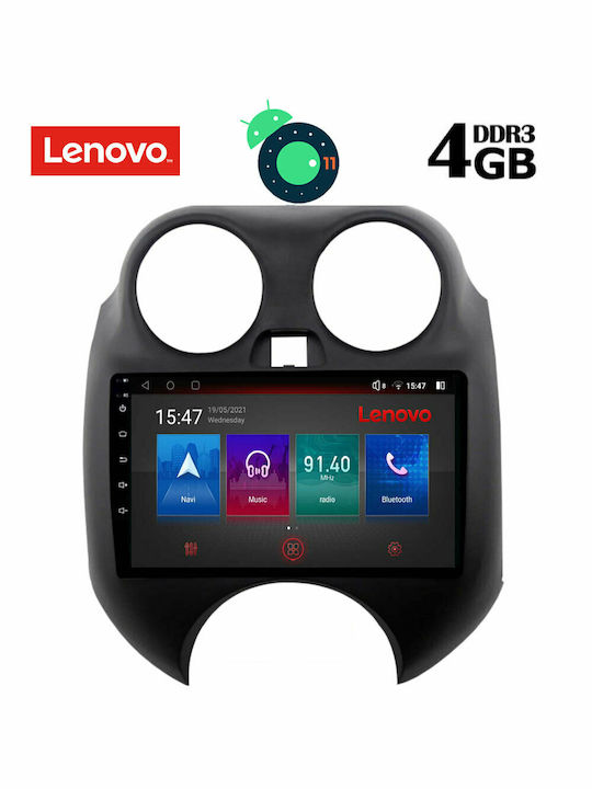 Lenovo SSX 9459_CPA Ηχοσύστημα Αυτοκινήτου για Nissan Micra 2010-2014 (Bluetooth/USB/WiFi/GPS) με Οθόνη Αφής 9"