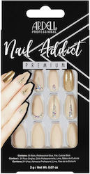 Ardell Addict Nude Jeweled Tips Νυχιών σε Μπεζ Χρώμα